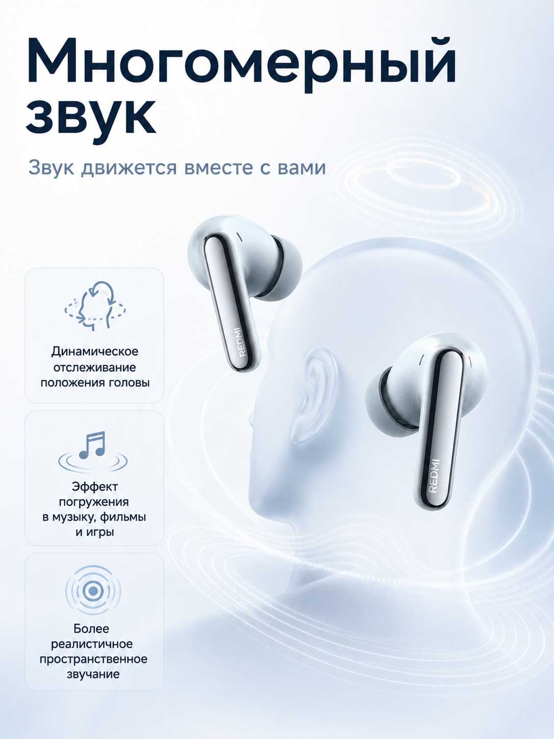 Беспроводные наушники Redmi Buds 8 Pro фотография 8