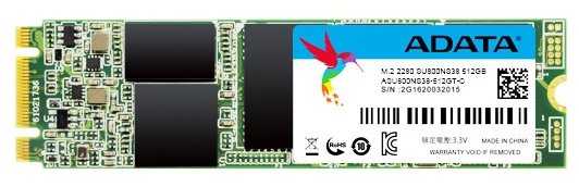 Твердотельный накопитель ADATA Ultimate SU800 512 ГБ ASU800NS38-512GT-C