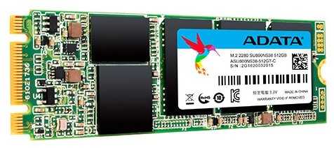 Твердотельный накопитель ADATA Ultimate SU800 512 ГБ ASU800NS38-512GT-C фотография 1