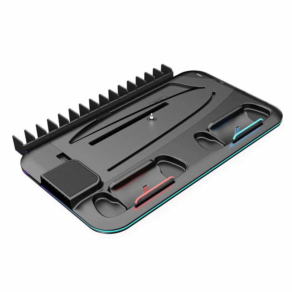 Стенд PlayStation 5 FAT подставка c охлаждением и подсветкой PS5 Slim и докстанцией и хранение дисков фотография 1