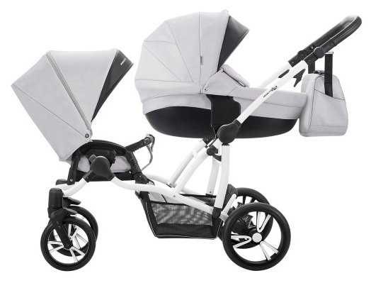 Универсальная коляска для двойни Bebetto 42 Comfort 2017, 2 в 1 фотография 15
