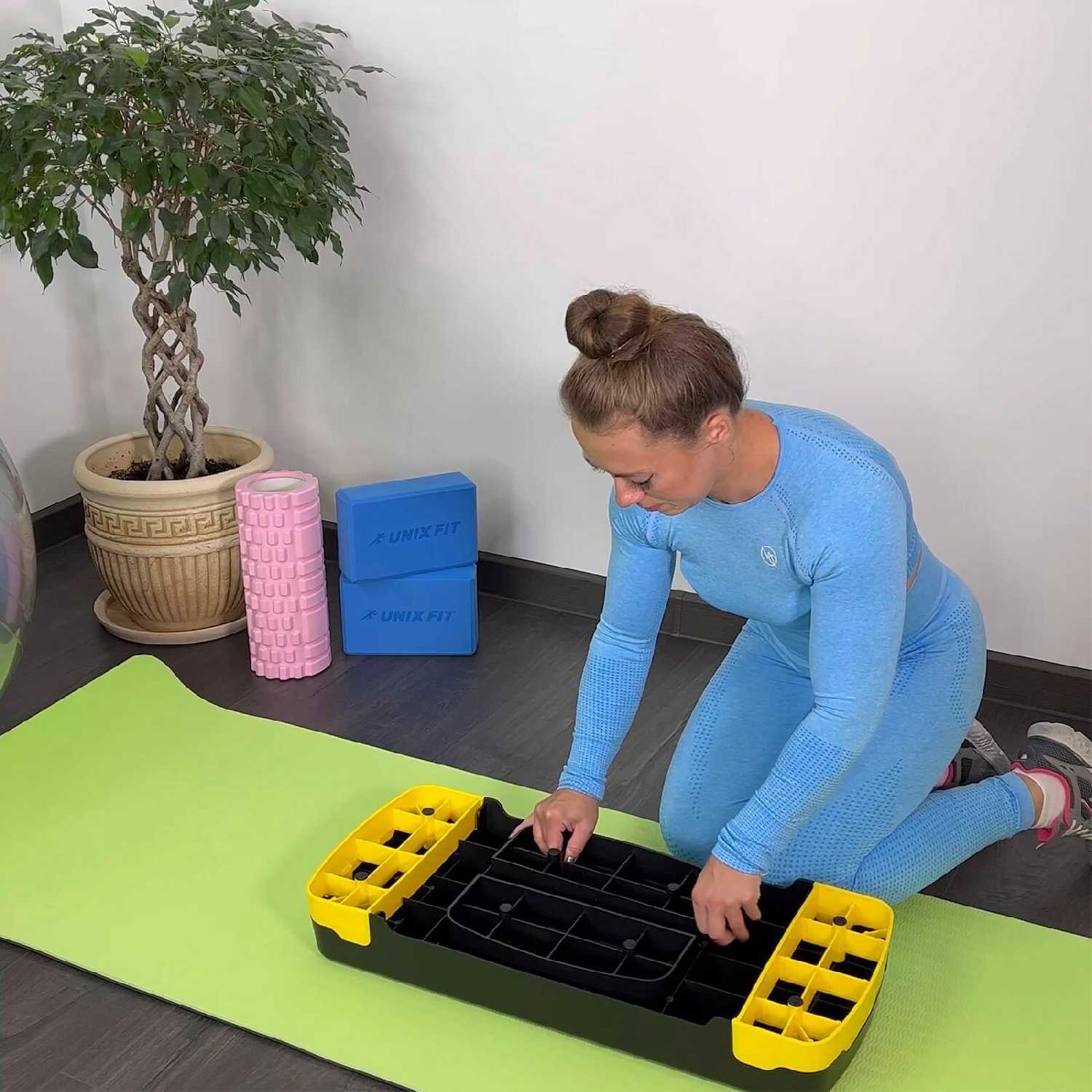 Степ-платформа UNIX Fit (3 уровня, 80 см) фотография 29