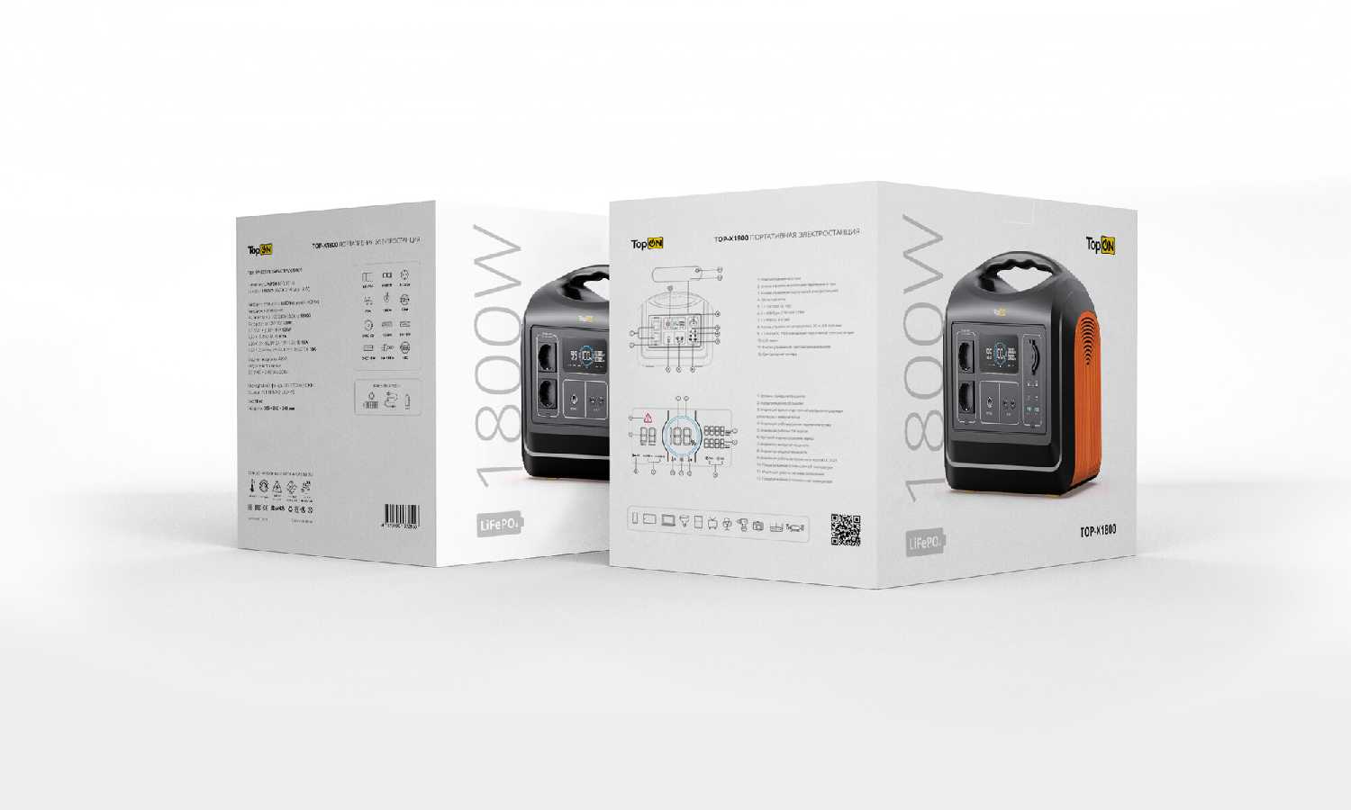 Портативная электростанция TopON TOP-X1800 LFP фотография 2