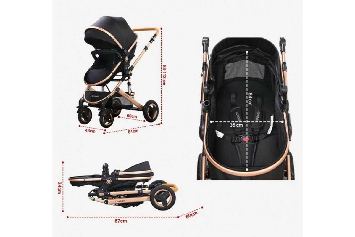 Детская коляска-трансформер Luxmom 530-w фотография 4