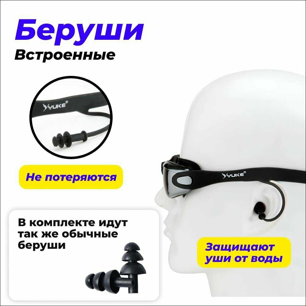 Очки для плавания YUKE Очки для плавания (YUKE) фотография 2
