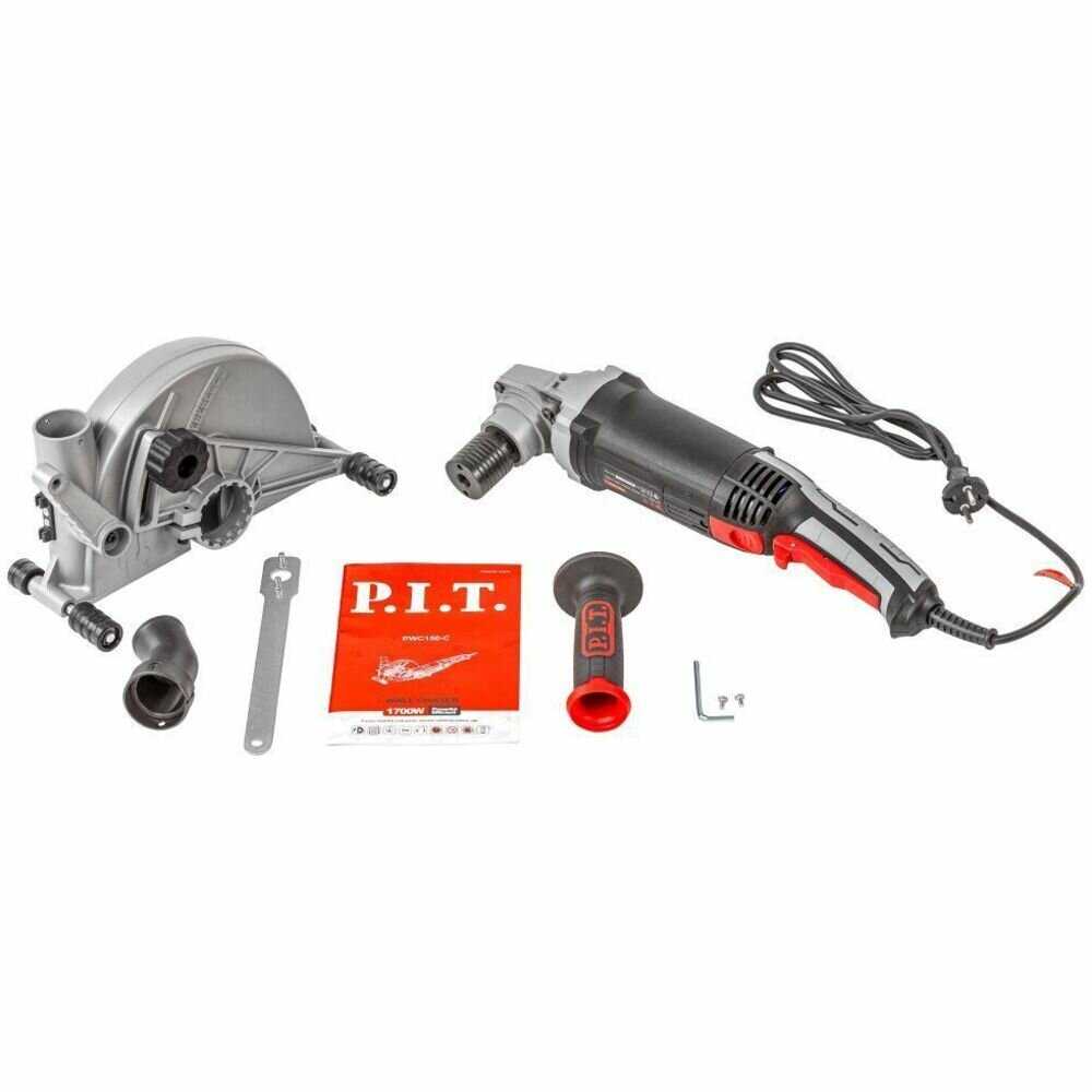 Штроборез P.I.T. PWC150-C (150мм, 1700Вт, 8000об/мин, глубина штроб. 35мм, ширина штроб. 30мм) фотография 27