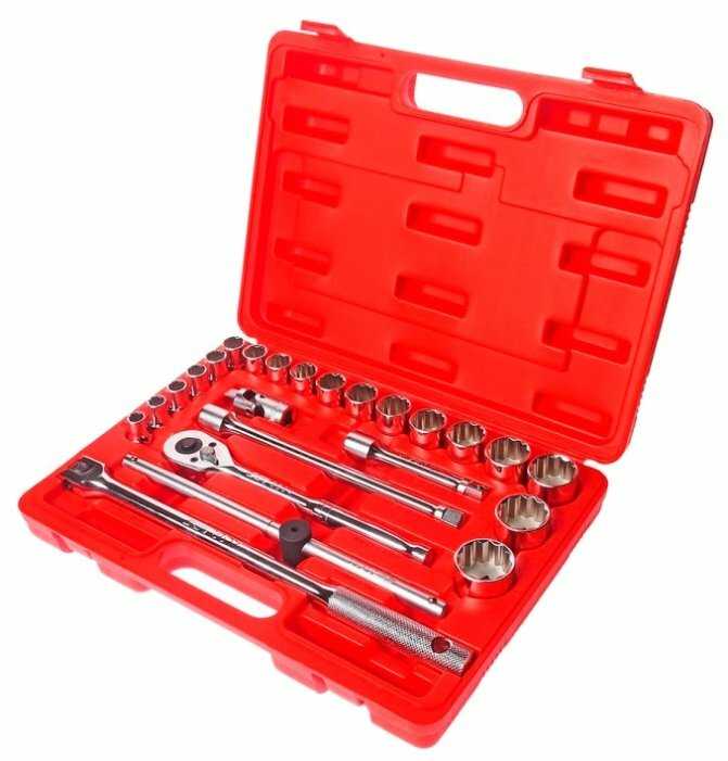 Набор торцевых головок JTC AUTO TOOLS T424B, 24 предм.