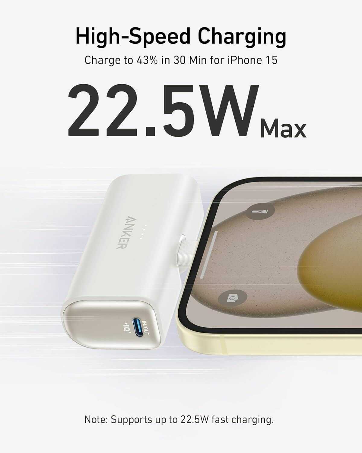 Внешний аккумулятор Anker Nano (A1653) фотография 8