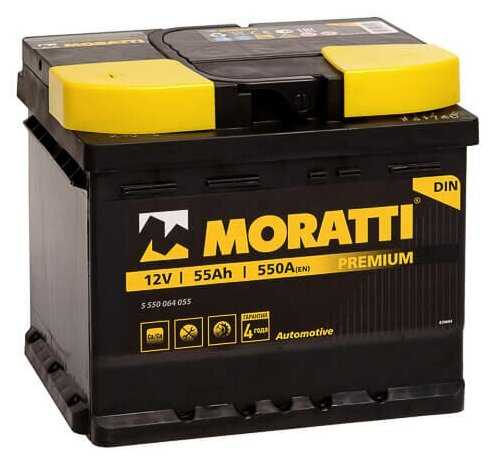 Автомобильный аккумулятор MORATTI 55 (5550064055)