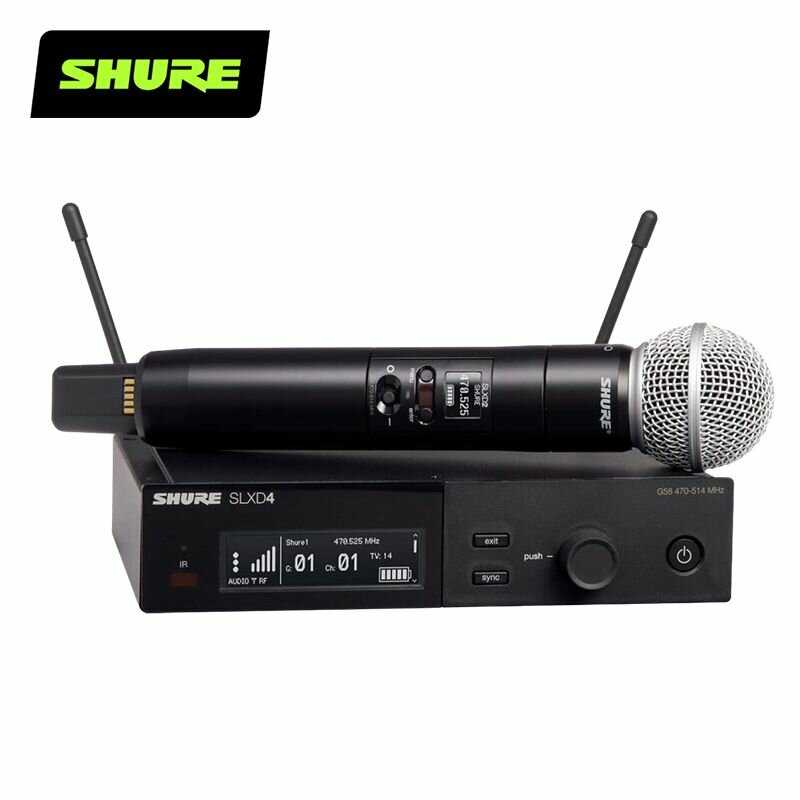 Профессиональный беспроводной динамический микрофон Shure SLXD24-BETA58A (1 перетащите 1) фотография 14