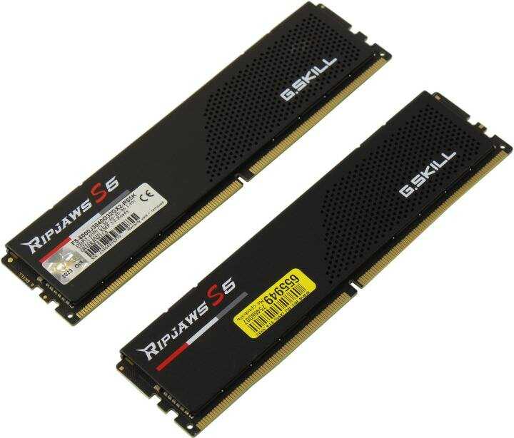 Оперативная память G.SKILL RIPJAWS S5 64GB (2x32GB) DDR5-6000 (F5-6000J3040G32GX2-RS5K) фотография 2