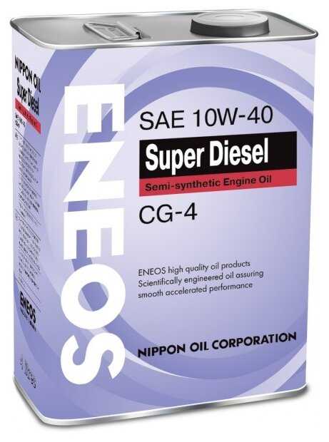 Полусинтетическое моторное масло ENEOS Super Diesel CG-4 10W-40 фотография 1