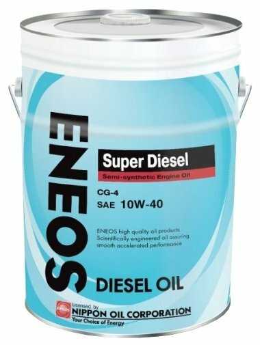 Полусинтетическое моторное масло ENEOS Super Diesel CG-4 10W-40 фотография 2