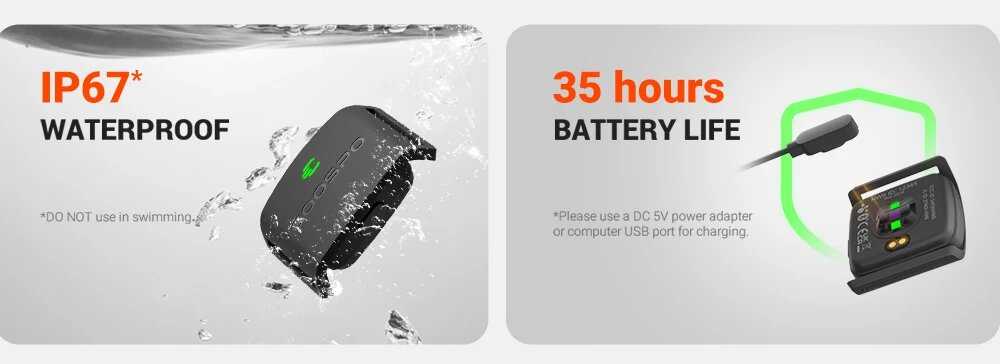 Нарукавная повязка COOSPO с датчиком сердечного ритма и калорий (HW9) фотография 14