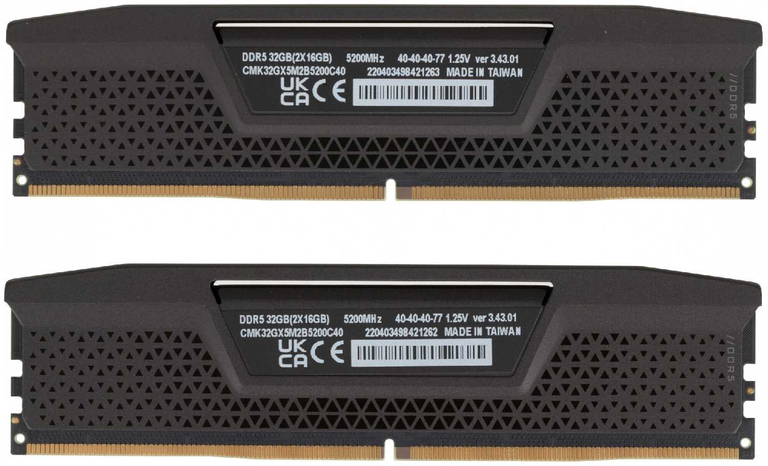Оперативная память Corsair Vengeance (CMK32GX5M2B5200C40) фотография 13