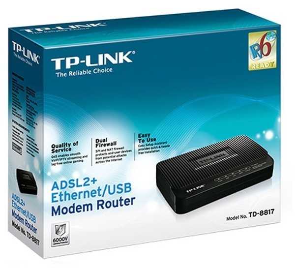 Маршрутизатор TP-LINK TD-8817 фотография 3
