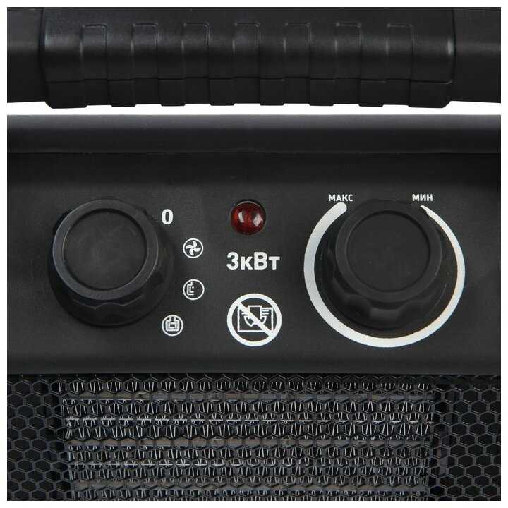 Электрическая тепловая пушка MAXPILER MEH-3000 (3 кВт) фотография 1