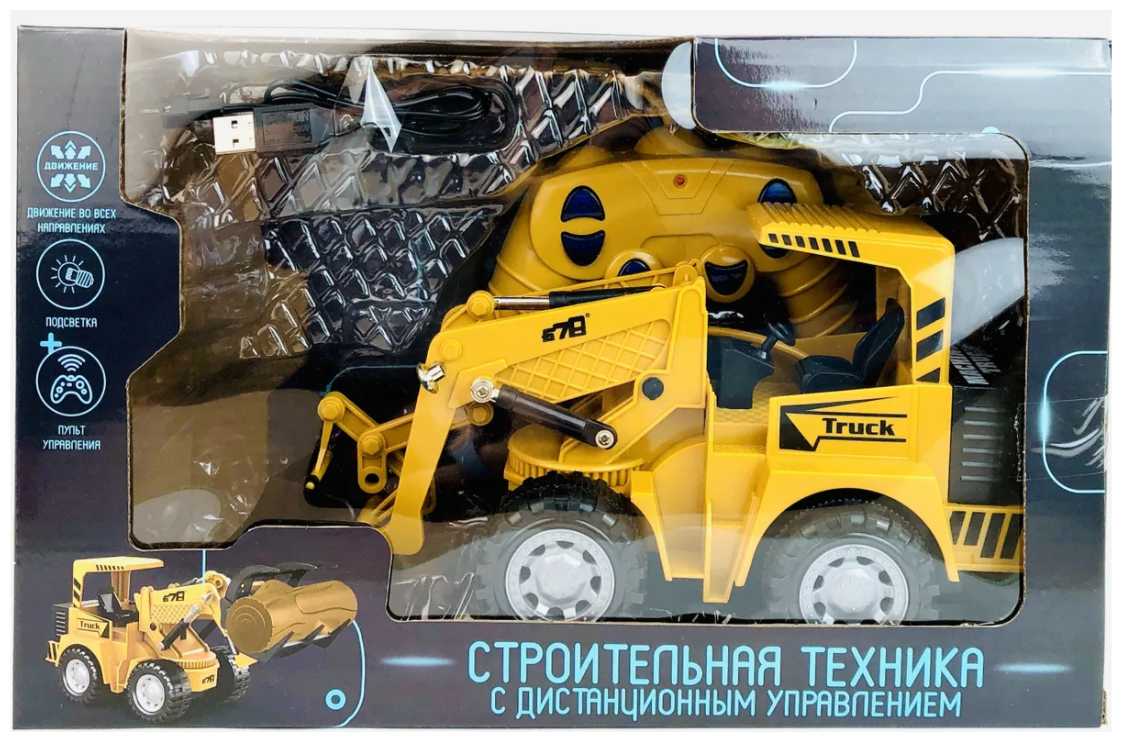 Бульдозер Zhorya Пультовод ZYB-B3299-3, 28 см фотография 6