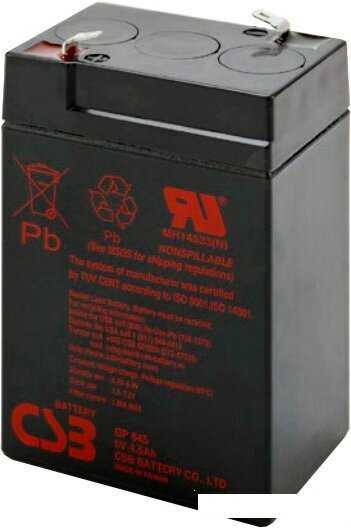 Аккумуляторная батарея CSB GP 645 фотография 12