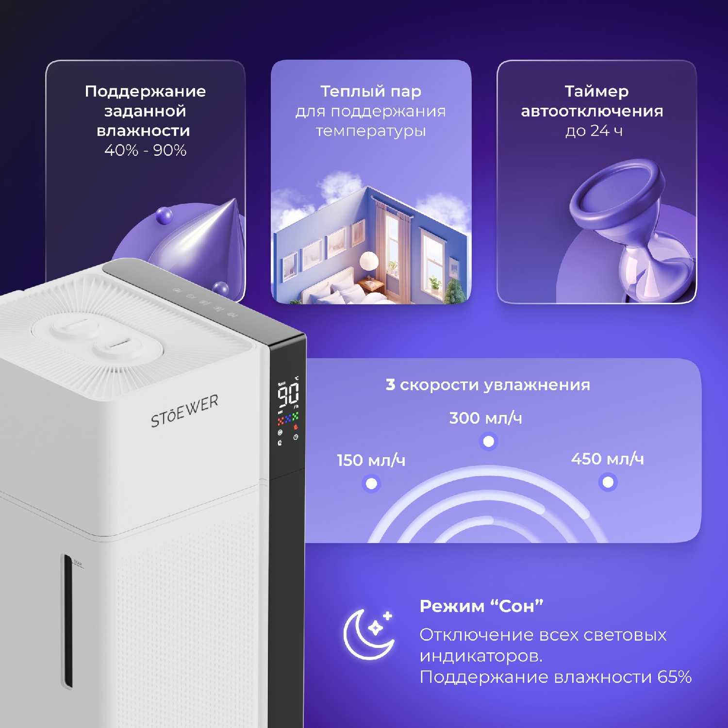 Ультразвуковой увлажнитель воздуха Air D200 фотография 9