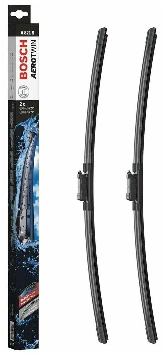 Щетка стеклоочистителя бескаркасная Bosch Aerotwin A821S, 2 шт. фотография 19