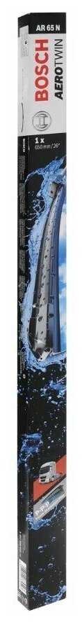 Щетка стеклоочистителя бескаркасная Bosch Aerotwin AR65N фотография 5