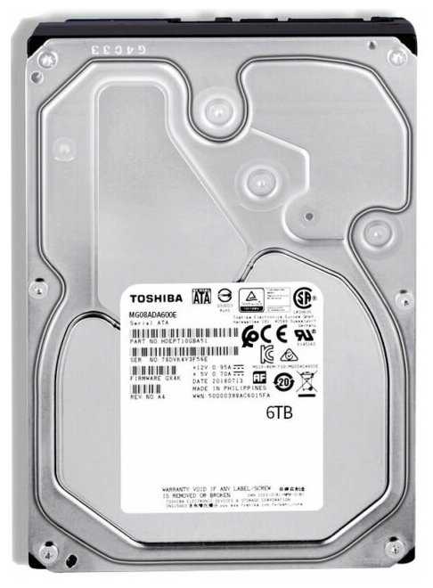 Жесткий Диск Toshiba MG08ADA600E фотография 3