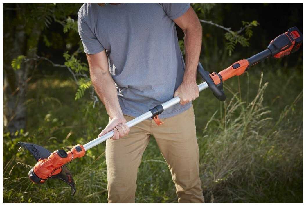 Аккумуляторный триммер BLACK+DECKER BCSTA536B-XJ, 36В без аккумулятора и ЗУ фотография 1