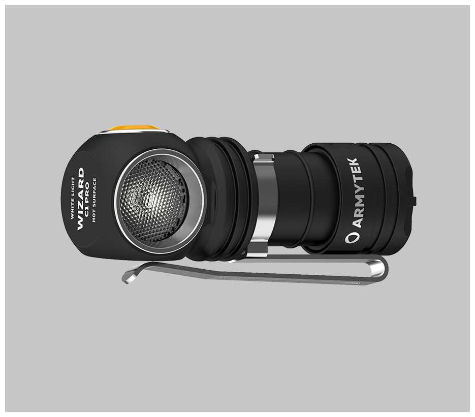 Фонарик аккумуляторный Armytek Wizard C1 Pro Magnet, Белый свет F09001C ручной налобный велосипедный кемпинговый светодиодный автомобильный магнитный фотография 4