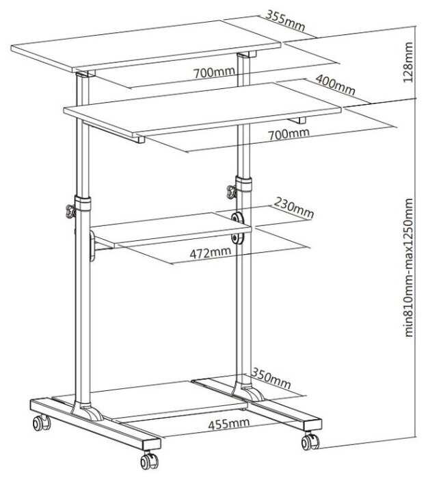Рабочее место ITECHmount WST-01 фотография 4