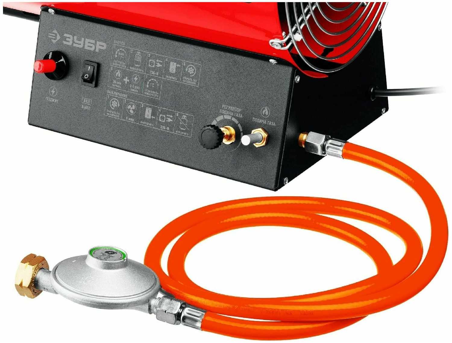 Газовая тепловая пушка ЗУБР ТПГ-35 фотография 15