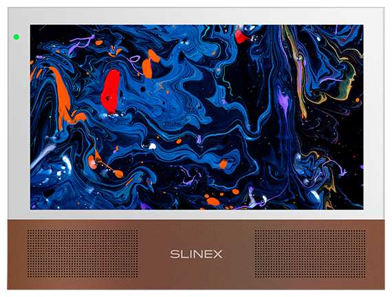 Видеодомофон Slinex Sonik 10 Белый + Серебро или Золотой Песок фотография 3