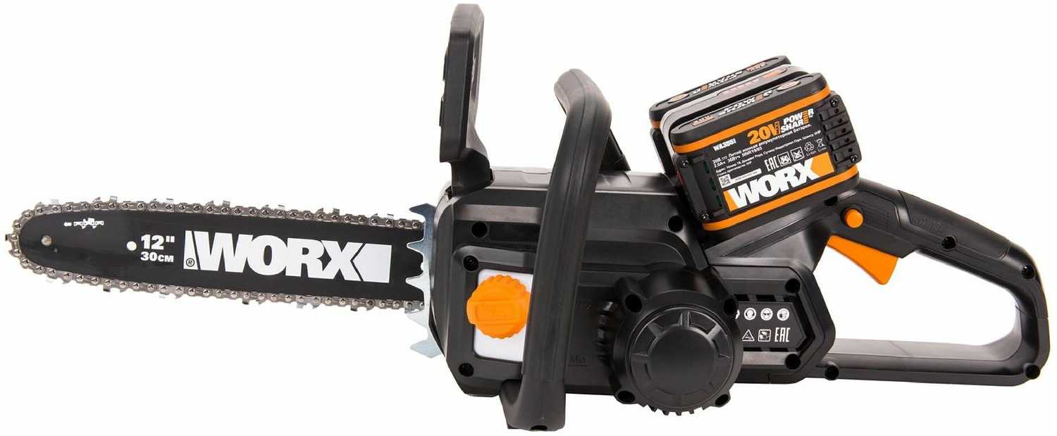 Пила аккумуляторная Worx WG381E (2.0Ач х2) фотография 5