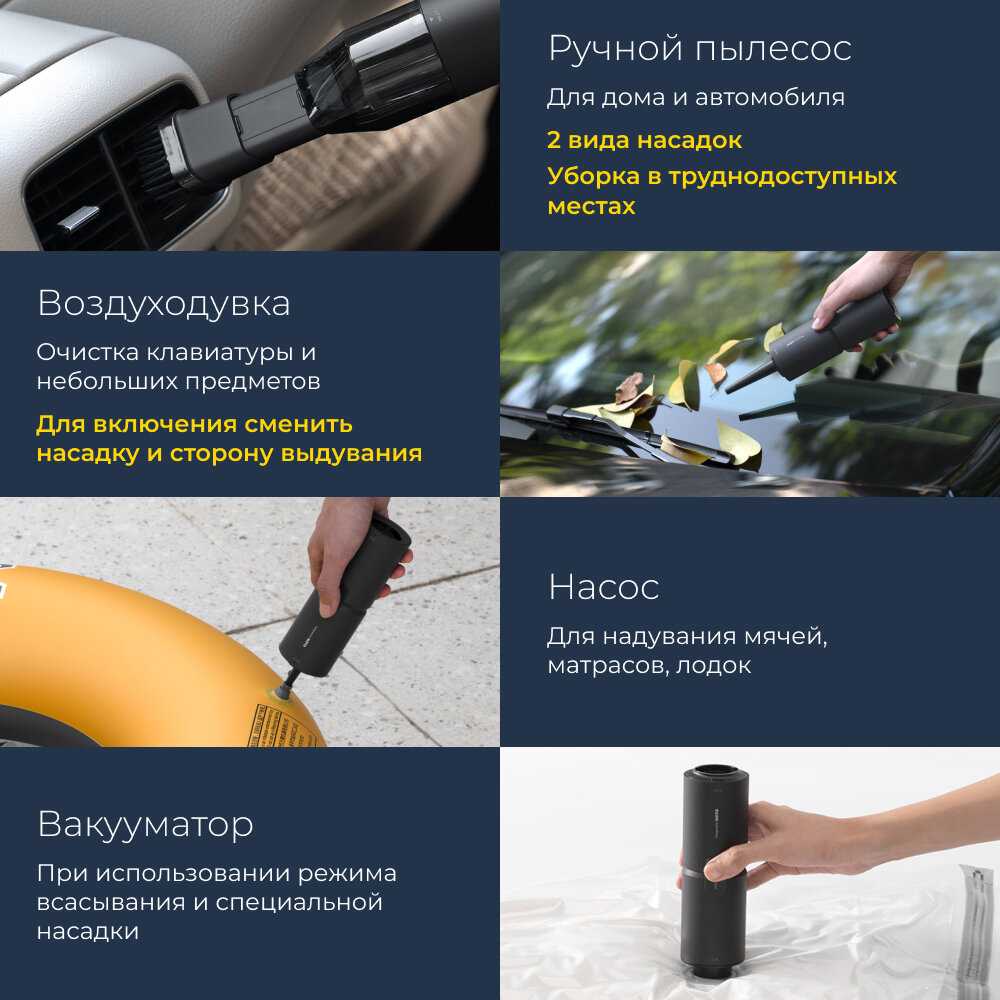 Многофункциональная капсула HOTO Compressed Air Capsule (4-в-1) фотография 2