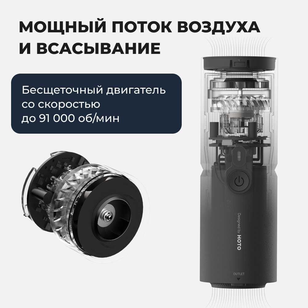 Многофункциональная капсула HOTO Compressed Air Capsule (4-в-1) фотография 3
