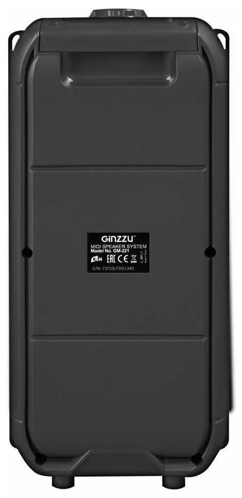 Акустическая колонка GINZZU GM-221, 24Вт, подсветка, 2400 мАч фотография 6