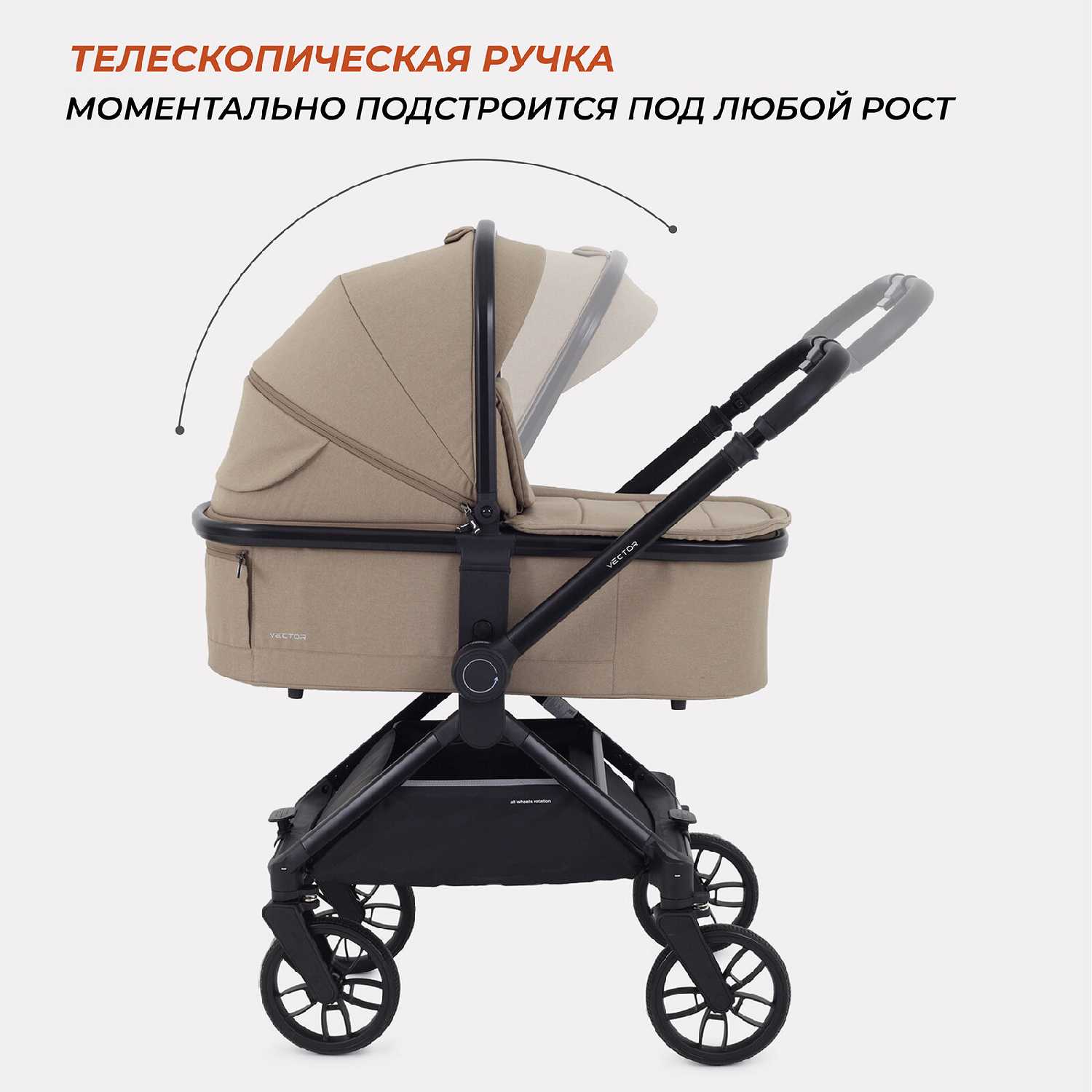 Коляска детская Rant Vector 2 в 1 фотография 6