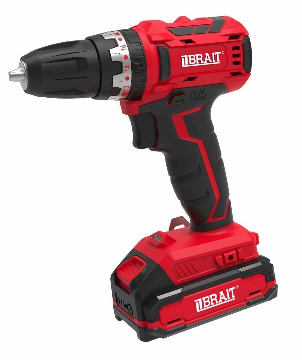 Аккумуляторная ударная дрель-шуруповерт BRAIT BCD20SUМBL фотография 4