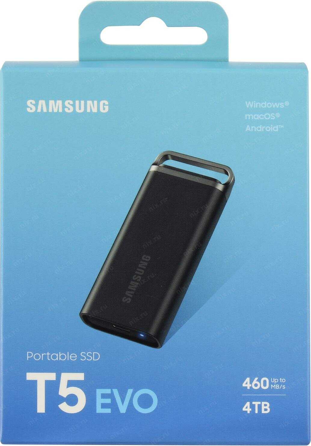 Внешний SSD Samsung T5 EVO Type-c USB 3.2 Gen2 (MU-PH4T0S) фотография 2