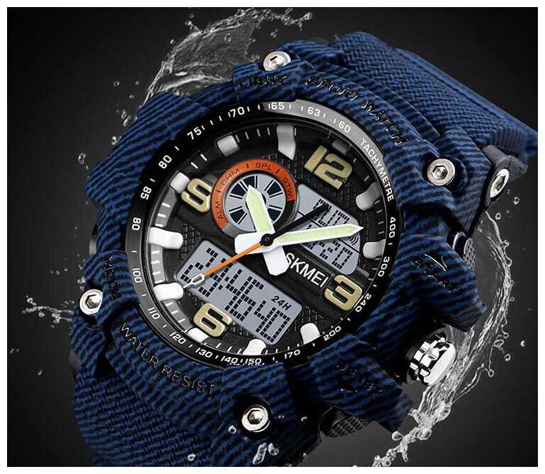 Часы мужские SKMEI 1155B - Army Green фотография 16