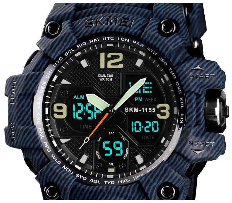 Часы мужские SKMEI 1155B - Army Green фотография 17