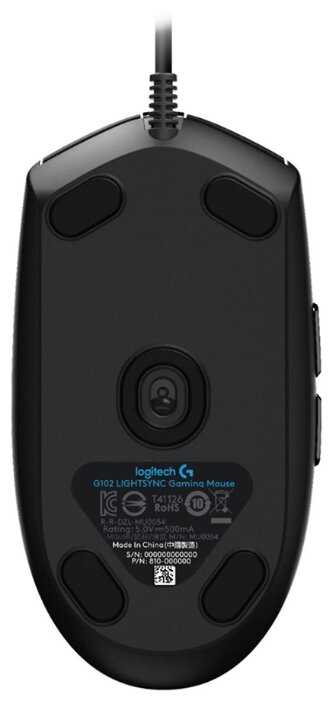 Игровая мышь Logitech G G102 Lightsync фотография 4