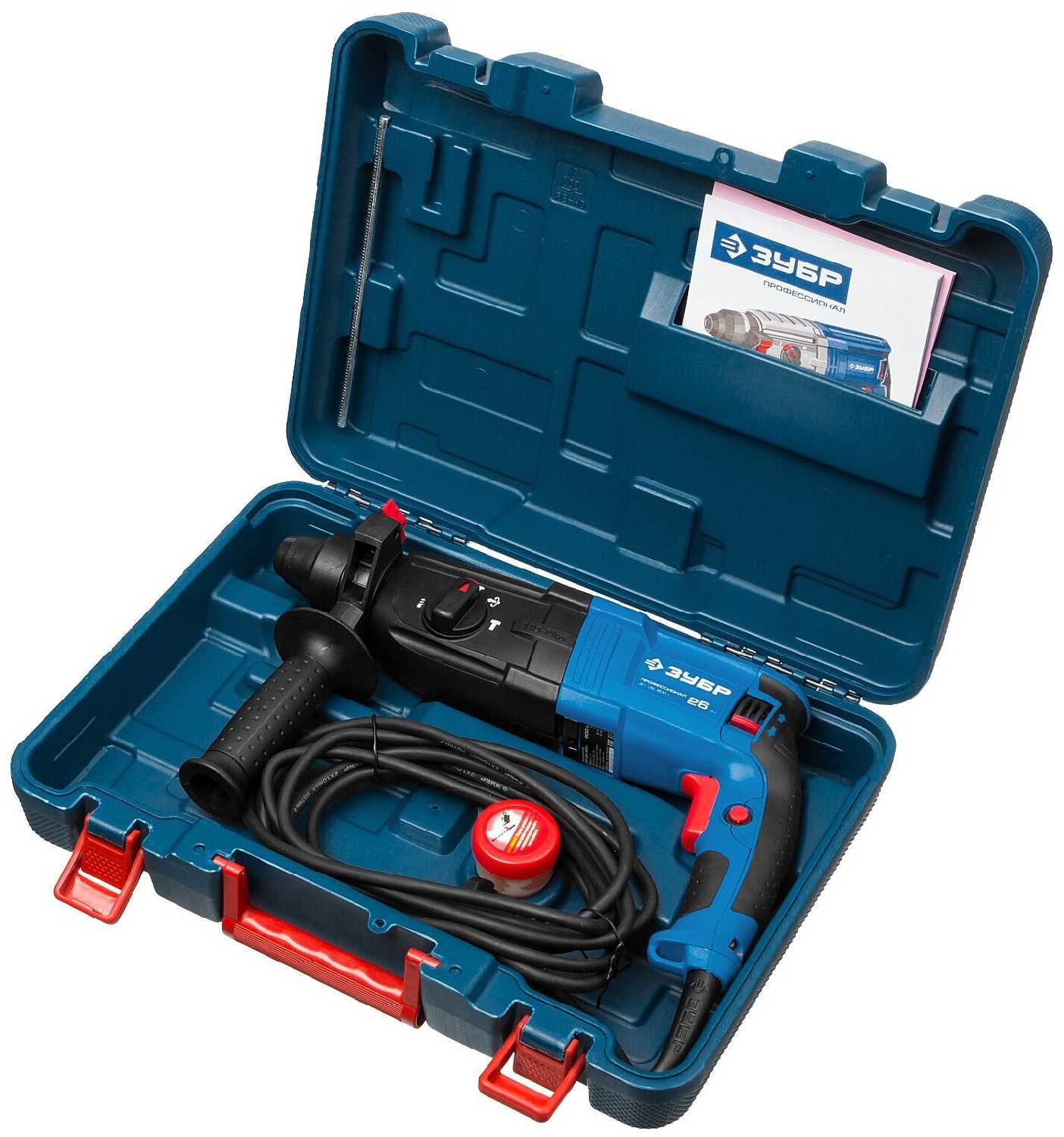 Перфоратор ЗУБР ЗП-26-800 К, без аккумулятора, 800 Вт фотография 4