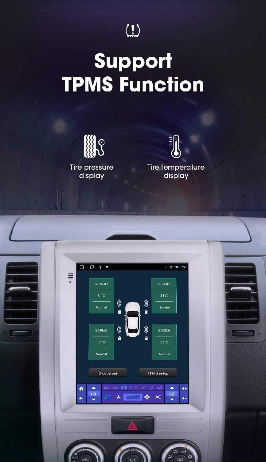 Автомобильная магнитола Srnubi 9,7