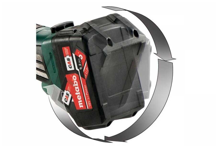 Аккумуляторная УШМ Metabo W 18 LTX 125 фотография 4