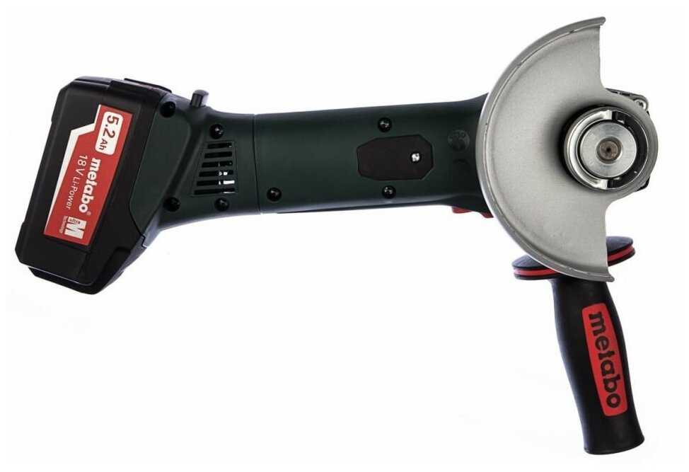 Аккумуляторная УШМ Metabo W 18 LTX 125 (602174650) фотография 5