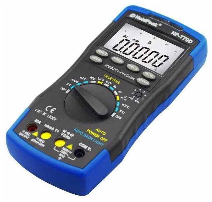 Мультиметр HoldPeak HP-770D фотография 2