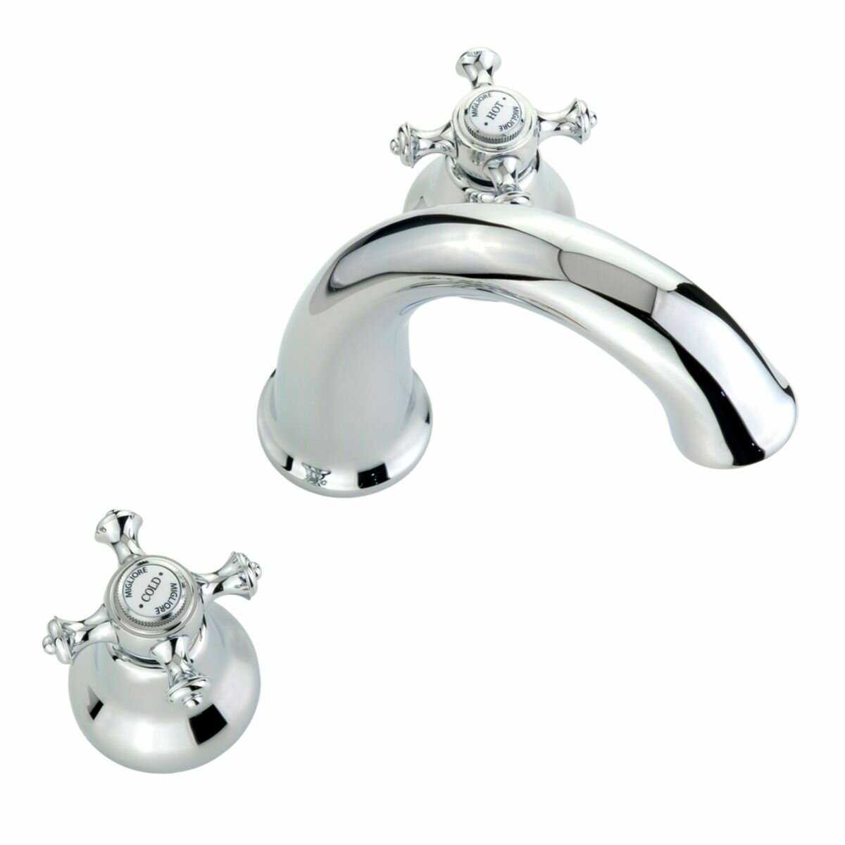 Смеситель Migliore PRESTIGE (на 3 отв, донный клапан 