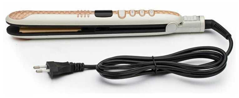 Профессиональный выпрямитель для волос 2 в 1 / плойка / стайлер для волос / щипцы для волос / стайлер / утюжок Cronier CR-955 фотография 3