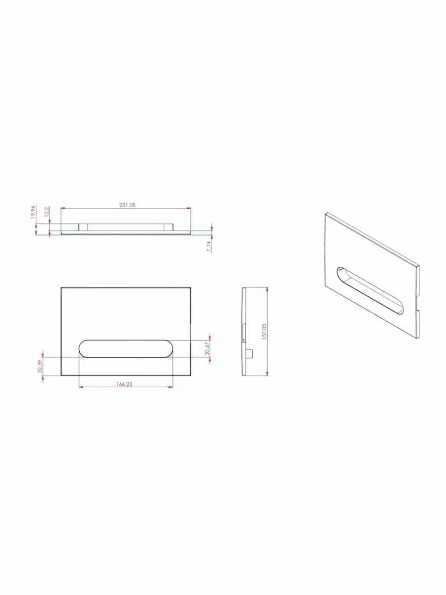Кнопка смыва для инсталляции Allen Brau Project Color (9.2PR01) фотография 13